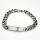 Edelstahlarmband mit Gravurplatte PVD-Gold
