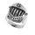Stainless Steel Ring with Flip-Up Visor - 58 (18,5...
