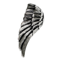 Stainless Steel Pendant – Xemir Angel Wing with...