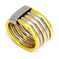 Edelstahlring - verschiedene Farben 56 (17,8 Ø) 7,6 US