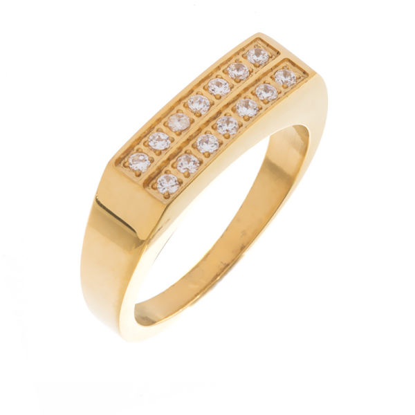 Edelstahlring/goldene PVD-Beschichtung 08 / 57