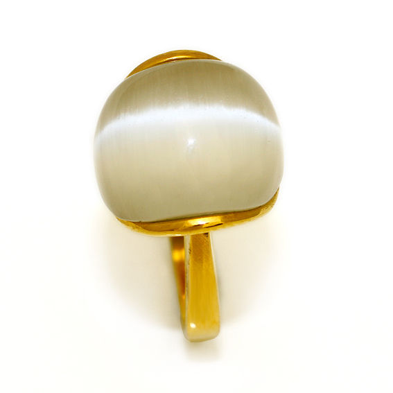 Glasstein - poliert - goldene PVD-Beschichtung 07 / 56