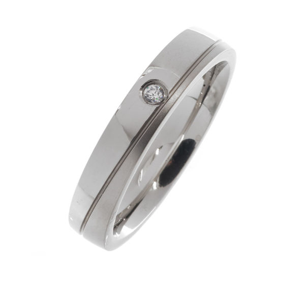 Edelstahlring/Stein 52 (16,6 Ø) 6,1 US