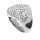 Edelstahlring/Cubik Zirkonia 55 (17,5 Ø) 07 US