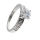 Edelstahlring/Cubik Zirkonia 57 (18,1 Ø) 08 US