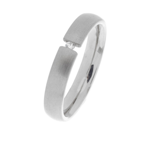 Edelstahlring/Spannring 5mm/CZ 52 (16,6 Ø) 06 US 4mm