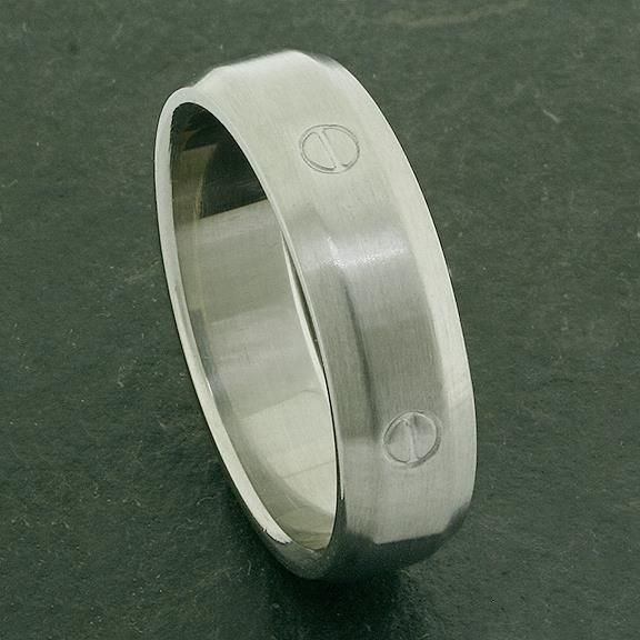 Edelstahlring - Schraubenoptik 66 (21,0 Ø) 11,4 US