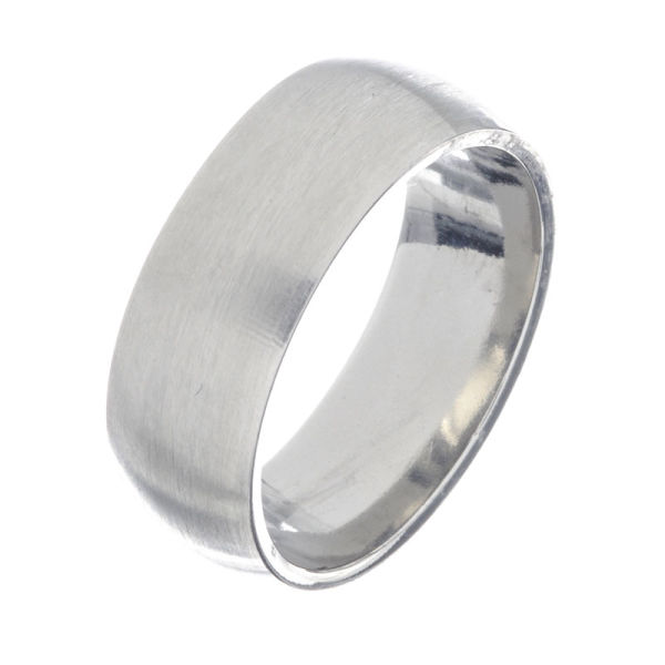 Edelstahlring - 7 mm mattiert 50 (15,9 Ø) 05 US