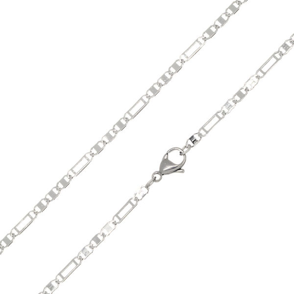 2mm Edelstahlkette 50 cm