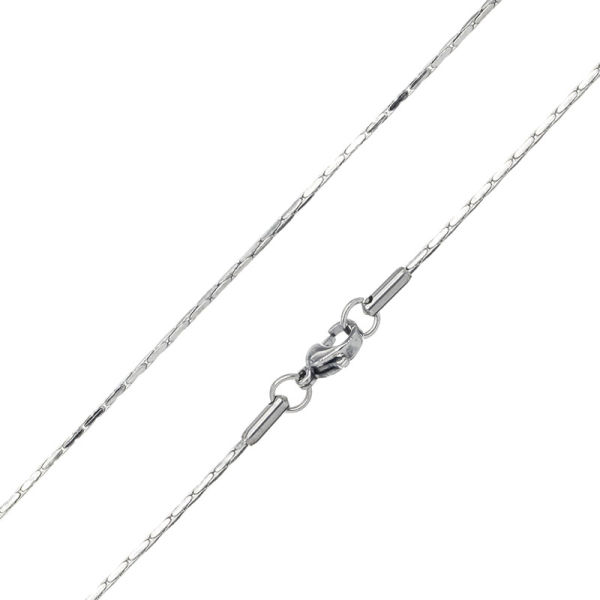 1 mm Edelstahlkette 42 cm