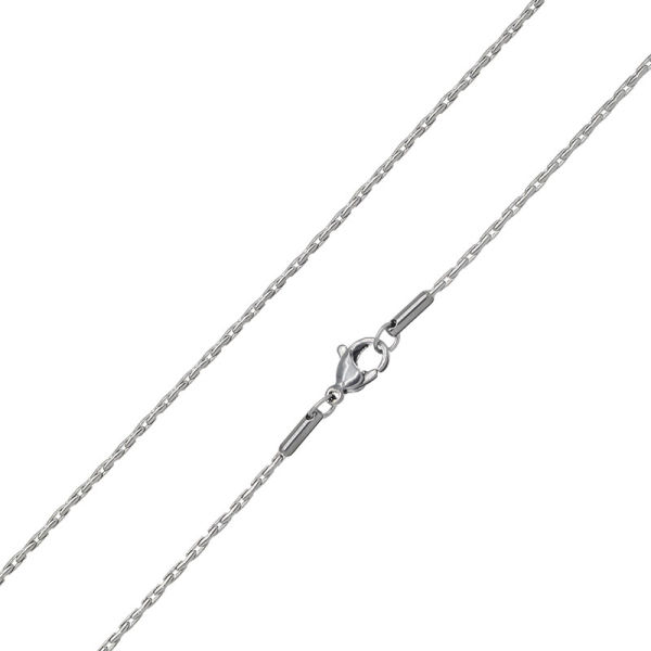 1,5 mm Edelstahlkette 55 cm