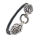Lederarmband mit Edelstahlverschluss