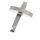 Edelstahlanhänger - Kreuz "Petrus" Stahl