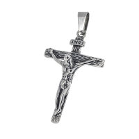 Stainless Steel Pendant – Gramil Crucifix with INRI...
