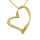 Stainless steel pendant - Heart “Mon Cœur” PVD-Gold