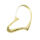 Stainless steel pendant - Heart “Mon Cœur” PVD-Gold