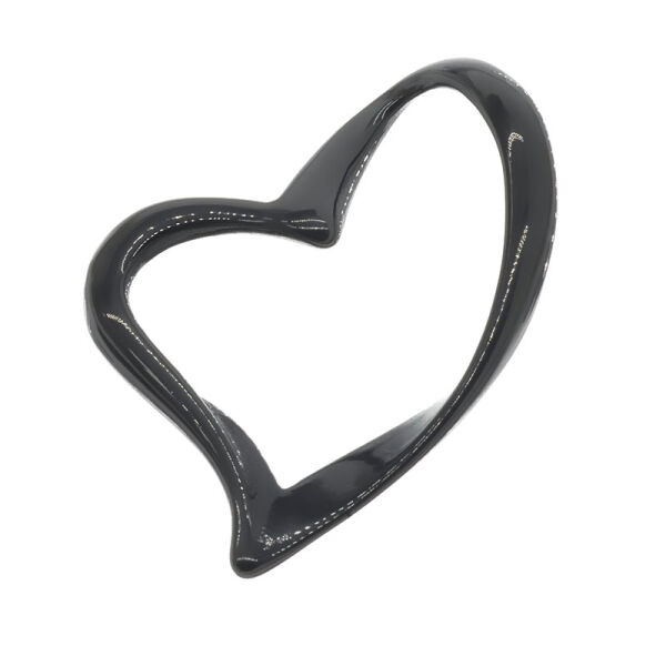 Stainless steel pendant - Heart “Mon Cœur” PVD-Black