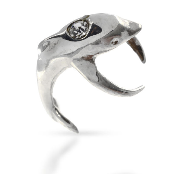 Silberohrklemme Delfin