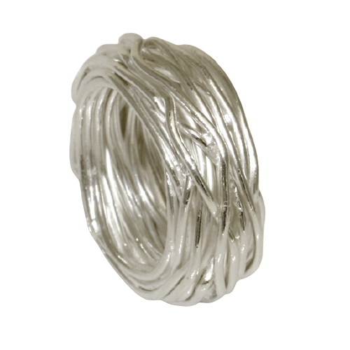925 Sterling Silberring - Tangle 62 (19,7 Ø) 9,9 US