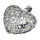 Stainless Steel Pendant - Heart - Steel