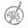Stainless Steel Pendant - Tree of Life 30mm