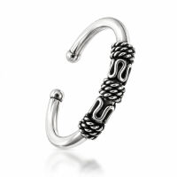925 Sterling Silver Toe Ring / Childrens Ring with Wave...