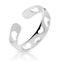 925 Sterling Silver Toe Ring / Childrens Ring with Heart...