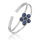 925 Sterling Silver Toe Ring / Childrens Ring with Decorative Flower