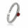 925 Sterling Silver Toe Ring / Childrens Ring with Coiled Texture and Accent