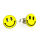 Edelstahlohrstecker  -  Smiley