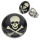 Edelstahlohrstecker  -  Totenkopf
