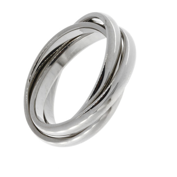 Edelstahlring - 3er Ring 3mm 58 (18,4 Ø) 08 US