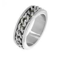 Stainless steel ring - play ring with circumferential...