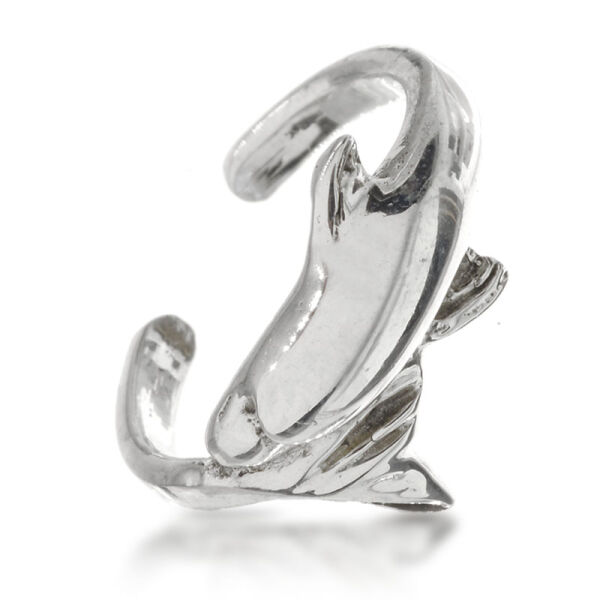 Zehenring / Kinderring aus 925er Silber mit Delfinmotiv