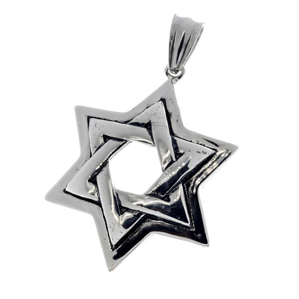 Stainless steel pendant - Star of David