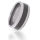 Tungsten Ring with Carbon Inlay 8mm with Edge Cut 51...