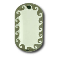 Edelstahlanhänger - Dogtag "Splash"