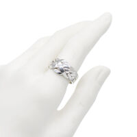 925 Sterling Silberring - 6 Ringe Puzzle-Ring