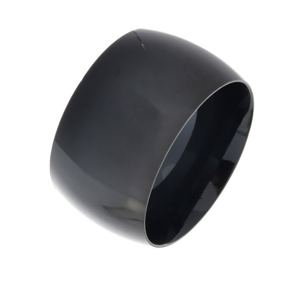 Edelstahlring - 12 mm mit schwarzer PVD-Beschichtung 66 (21,0 Ø) 11 US