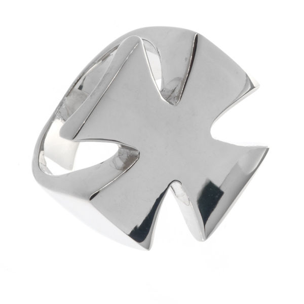 Edelstahlring Eisernes Kreuz - 73 (23,1 Ø) 14 US