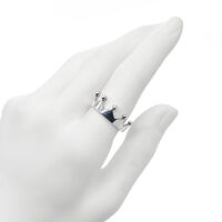 925 Sterling silver ring - crown 64 (20,4 Ø) 10,7 US