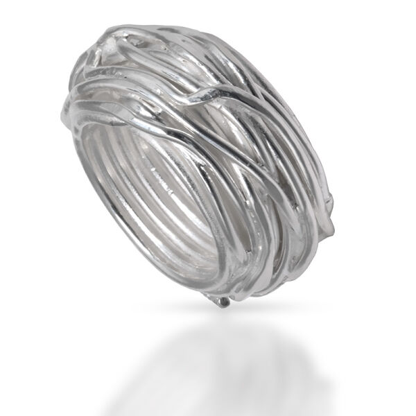 925 Sterling silver ring - "Lisa" 64 (20,4 Ø) 10 US