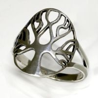925 Sterling silver ring - tree of life "Holger"