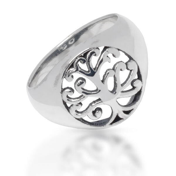 925 Sterling Silberring - Lebensbaum 52 (16,6 Ø) 6,1 US
