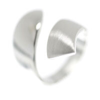 925 Sterling Silberring - "Elisabeth" Spirale offen 54 (17,2 Ø) 6,8 US