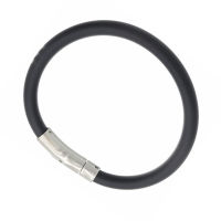 Vinylarmband mit Edelstahlverschluss - 23 cm