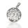 925 Sterling Silberanhänger - Blume des Lebens mit...