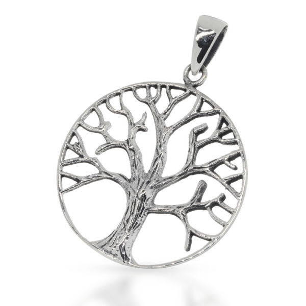 925 Sterling Silver Pendant  - Tree of Life "Roots"
