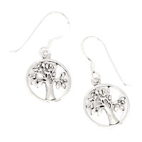 925 Sterling silver earrings - tree of life