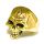 Bronze ring - Flame skull